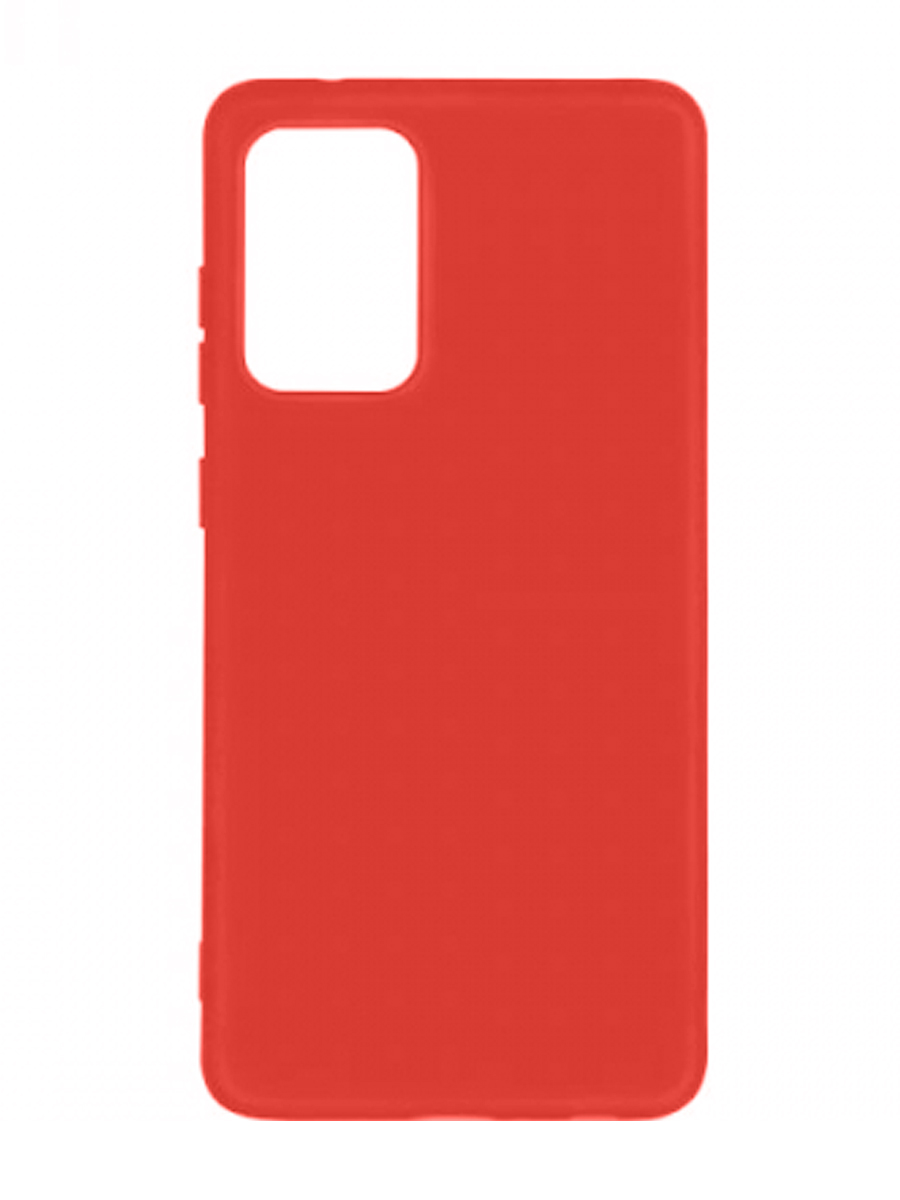 Чехол силиконовый Alwio для Samsung Galaxy A12 soft touch красный