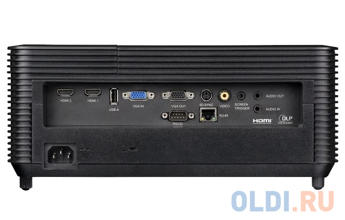 Проектор INFOCUS IN138HDST DLP, 4000 ANSI Lm,Full HD(1920x1080), 28500:1, 0.499:1, 3.5mm in, Composite video, VGA,HDMI 1.4ax3 (поддержка 3D), USB-A (S
