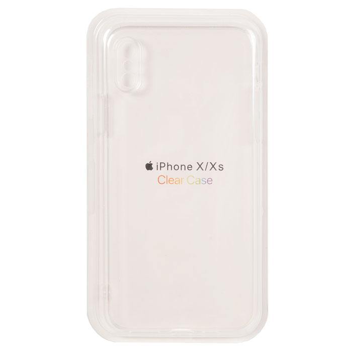 Чехол Clear Case для смартфона Apple iPhone X/XS, силикон, прозрачный (886722)