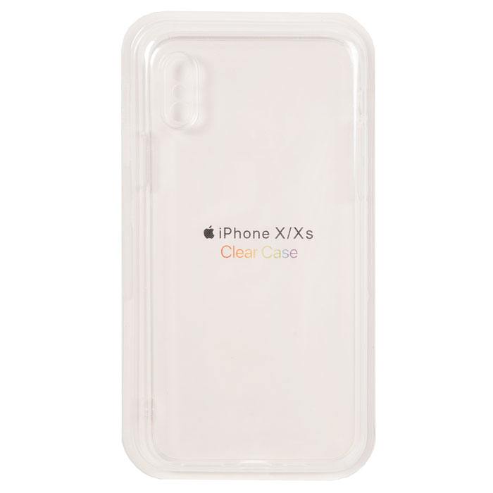 Чехол Clear Case для смартфона Apple iPhone X/XS, силикон, прозрачный (886722) в Москвe