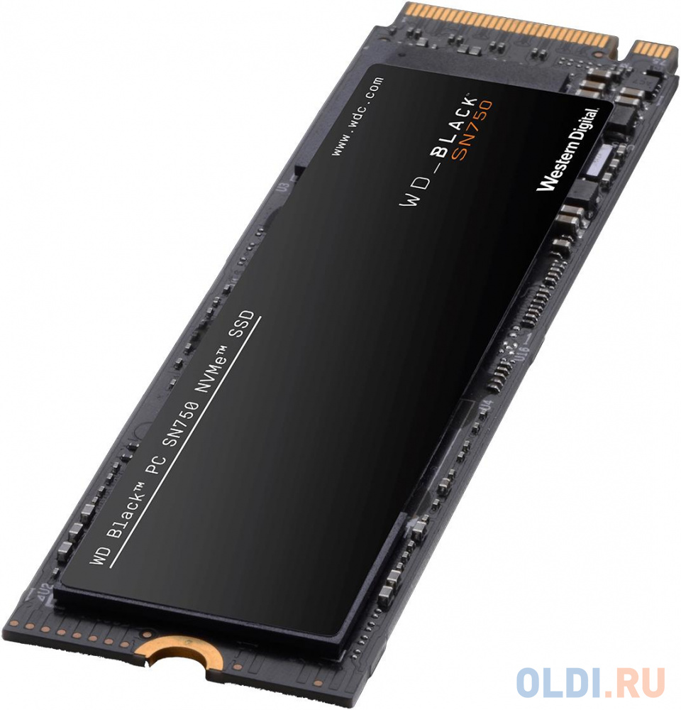 Накопитель твердотельный WD Твердотельный накопитель SSD WD Black SN750 NVMe WDS400T3X0C 4ТБ M2.2280 (без радиатора) в Москвe