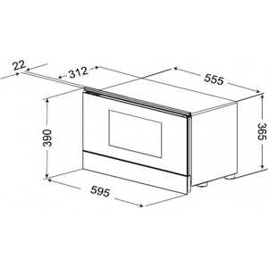 Встраиваемая микроволновая печь Kuppersberg RMW 393 B