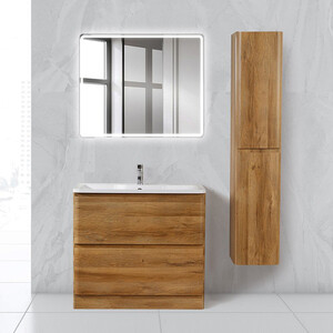 Тумба с раковиной BelBagno Albano 100 rovere rustico напольная (ALBANO-1000-2C-PIA-RR, BB1000/455-LV-MR-ALR)