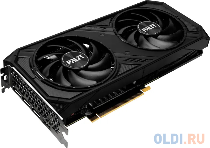 Видеокарта Palit PCI-E 4.0 RTX4070 DUAL NVIDIA GeForce RTX 4070 12Gb 192bit GDDR6 1920/20000 HDMIx1 DPx3 HDCP Ret