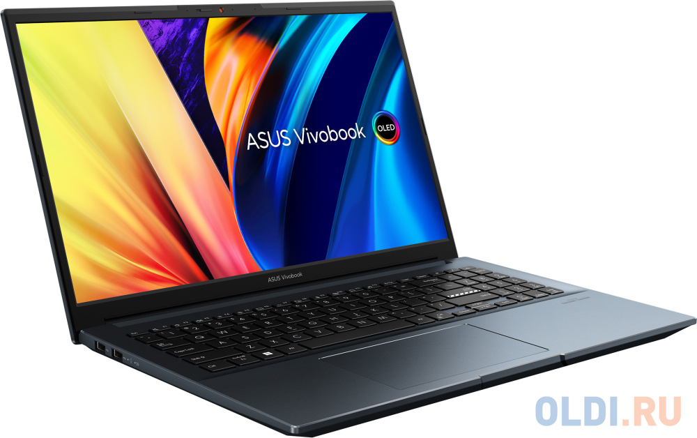 Ноутбук Asus Vivobook Pro 15 OLED M6500XV-MA084 Ryzen 9 7940HS 16Gb SSD1Tb NVIDIA GeForce RTX4060 8Gb 15.6" OLED 2.8K (2880x1620) noOS blue WiFi