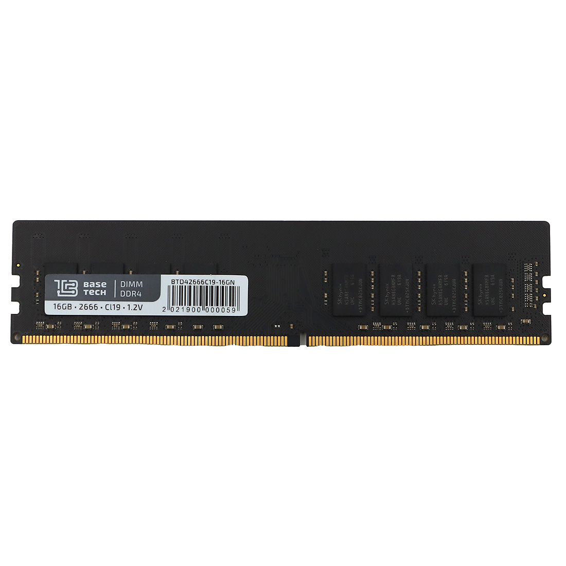 Комплект памяти DDR4 DIMM 32Gb (2x16Gb), 2666MHz, CL19, 1.2V, BaseTech (BTD42666C19-16GN-K2) Bulk (OEM)