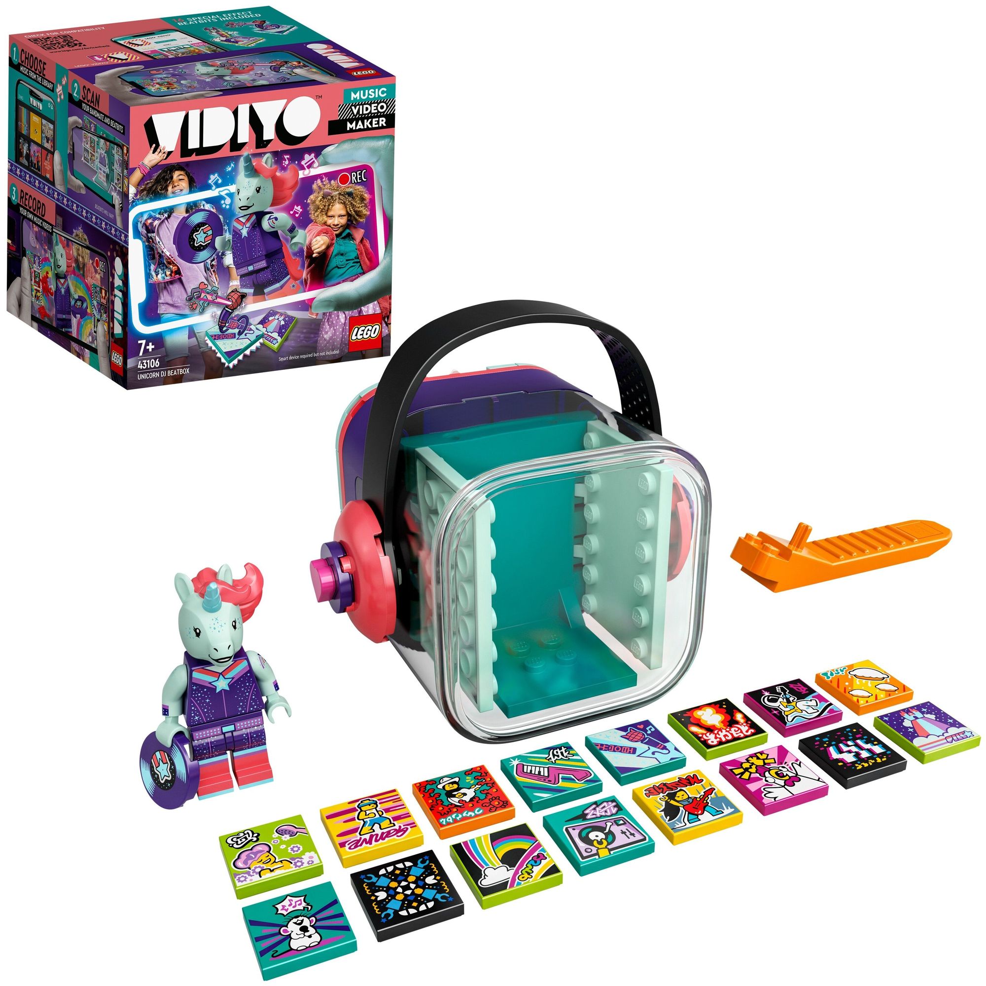 Конструктор LEGO VIDIYO "Unicorn DJ BeatBox (Битбокс Диджея Единорога)" 43106 в Москвe