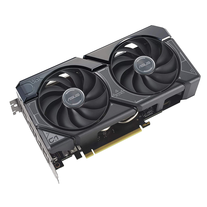 Видеокарта ASUS GeForce RTX 4060Ti 2595Mhz PCI-E 4.0 16384Mb 18000Mhz 128 bit HDMI 3xDP DUAL-RTX4060TI-O16G