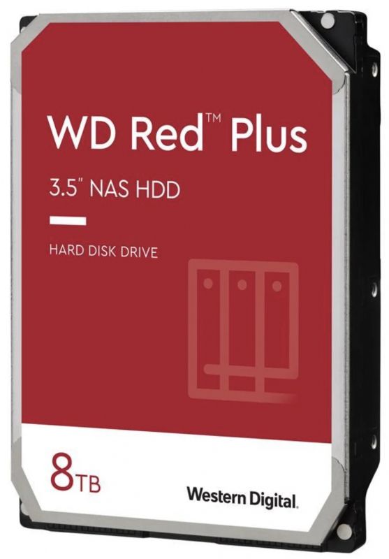 Жесткий диск HDD WD Original SATA-III 8Tb (WD80EFZZ) Red Plus