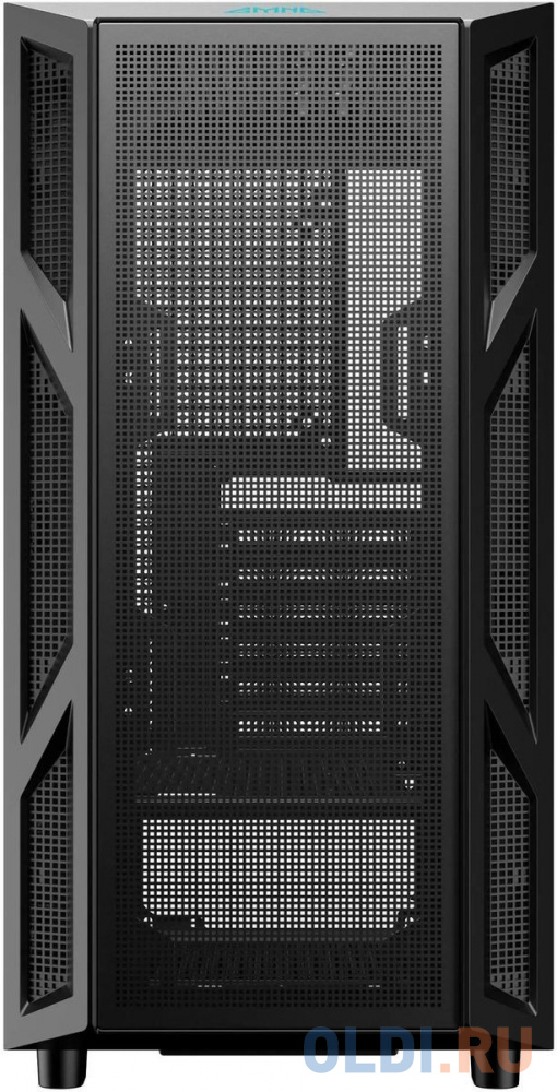 Корпус GMNG GG-CC102 черный без БП ATX 8x120mm 2x140mm 1xUSB2.0 1xUSB3.0 audio bott PSU