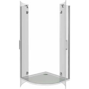 Душевой уголок Good Door Saturn R 100x100 прозрачный, хром (R-100-C-CH)