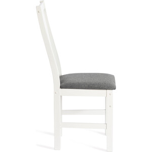 Стул TetChair Sweden многослойная фанера 41x40x99 см white ткань темно-серая (150) разобранный в Москвe