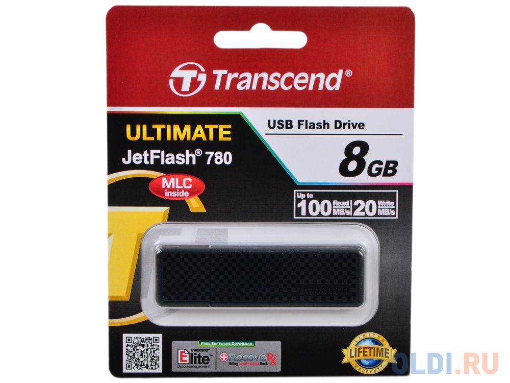 Внешний накопитель 8GB USB Drive <USB 3.0 Transcend 780 (TS8GJF780)