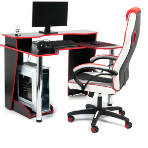 Надстройка TetChair StrikeTop (120) neo black/red черный/красная кромка в Москвe