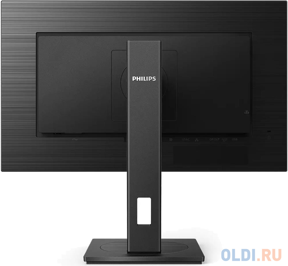 МОНИТОР 23.8" PHILIPS 243S1/00 Black с поворотом экрана (IPS, 1920x1080, 75Hz,  4 ms, 178°/178°, 250 cd/m, 50M:1