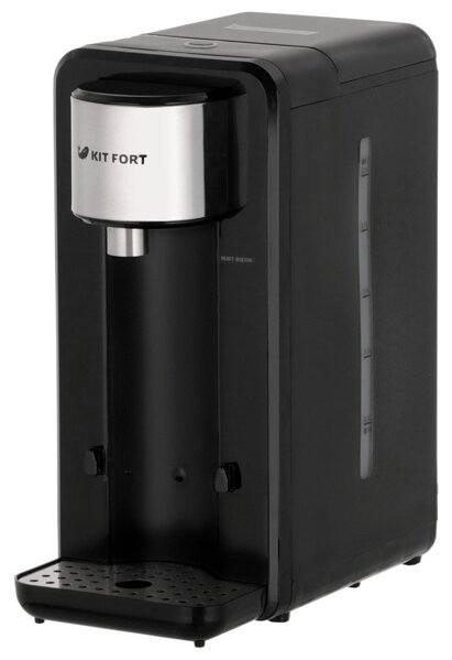 Термопот Kitfort KT-2504 2.5л. 2600Вт, закрытая спираль, сталь/пластик, черный (KT-2504)