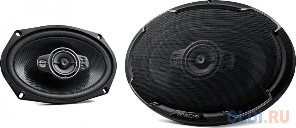 Колонки автомобильные Kenwood KFC-PS6996EX 700Вт 88дБ 4Ом 15x23см (6x9дюйм) (ком.:2кол.) коаксиальные пятиполосные в Москвe