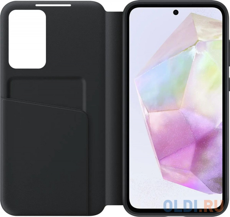 Чехол (флип-кейс) Samsung для Samsung Galaxy A35 Smart View Wallet Case A35 черный (EF-ZA356CBEGRU) в Москвe