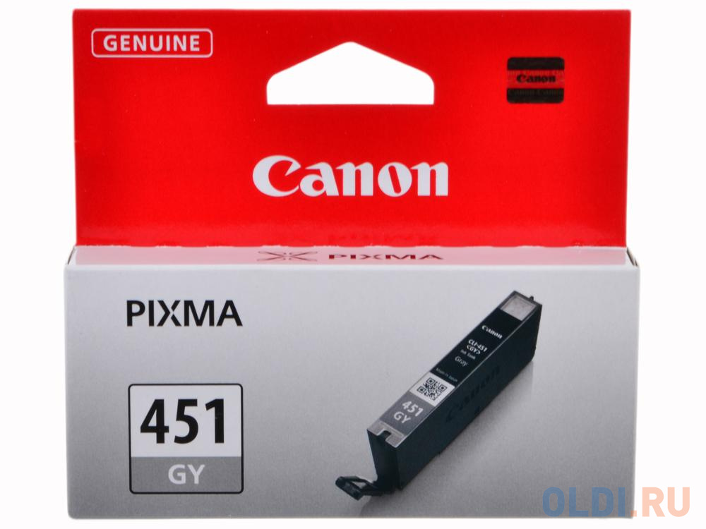 Картридж Canon CLI-451GY для iP7240 MG5440 MG6340 серый