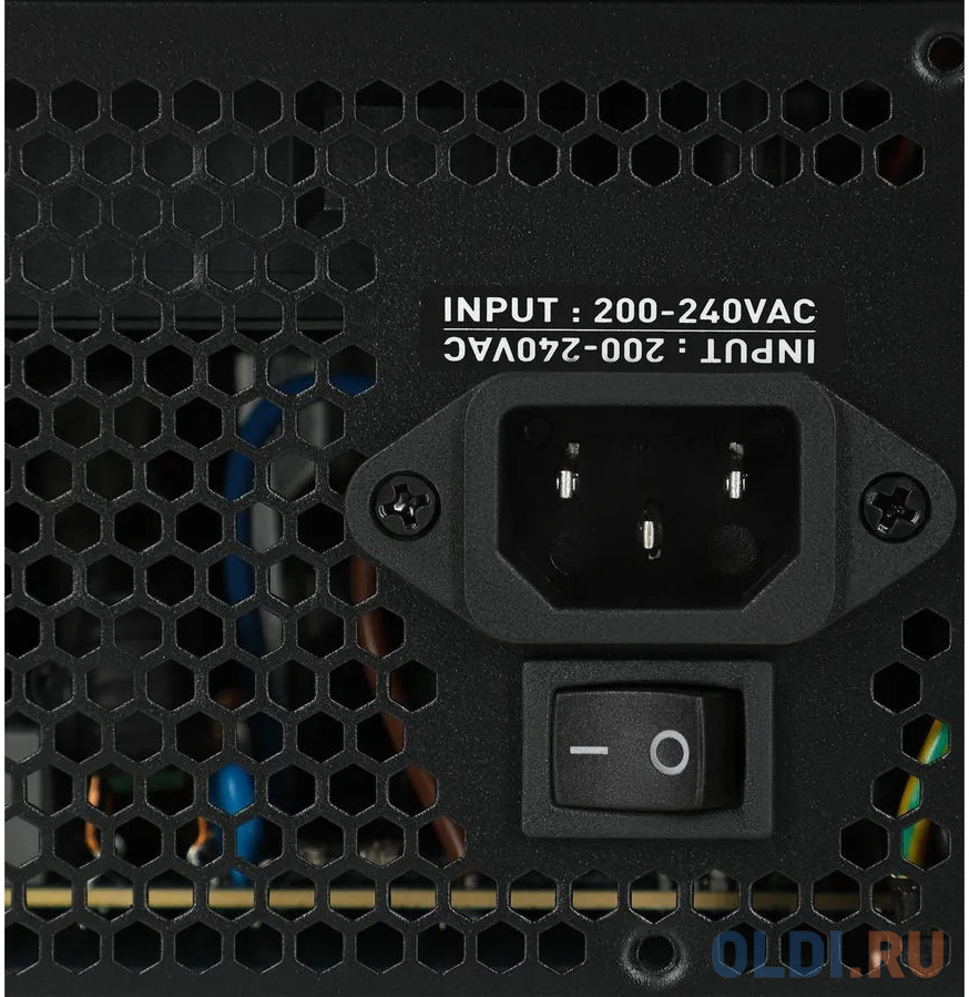 Блок питания Оклик ATX 550W GMNG PSU-550W-80BR 80+ bronze (24+4+4pin) APFC 120mm fan 5xSATA RTL в Москвe