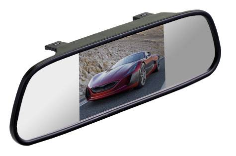 Зеркало заднего вида с монитором Silverstone F1 Interpower IP Mirror (mir-ip-4.3)