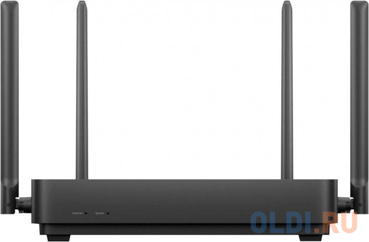 Беспроводной маршрутизатор Xiaomi Mi Router AX3200 802.11ax 2400Mbps 2.4 ГГц 5 ГГц 3xLAN черный DVB4314GL в Москвe