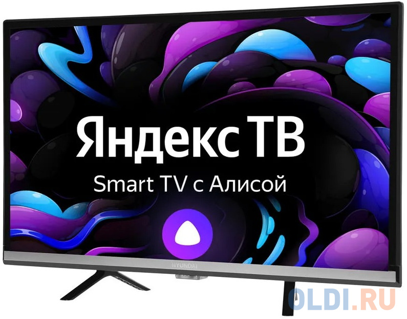 Телевизор LED 24" Hyundai H-LED24BS5000 черный 1366x768 60 Гц Smart TV Wi-Fi 2 х HDMI 2 х USB RJ-45 Bluetooth в Москвe