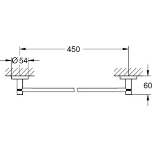 Полотенцедержатель Grohe Selection никель глянец (40688BE1)