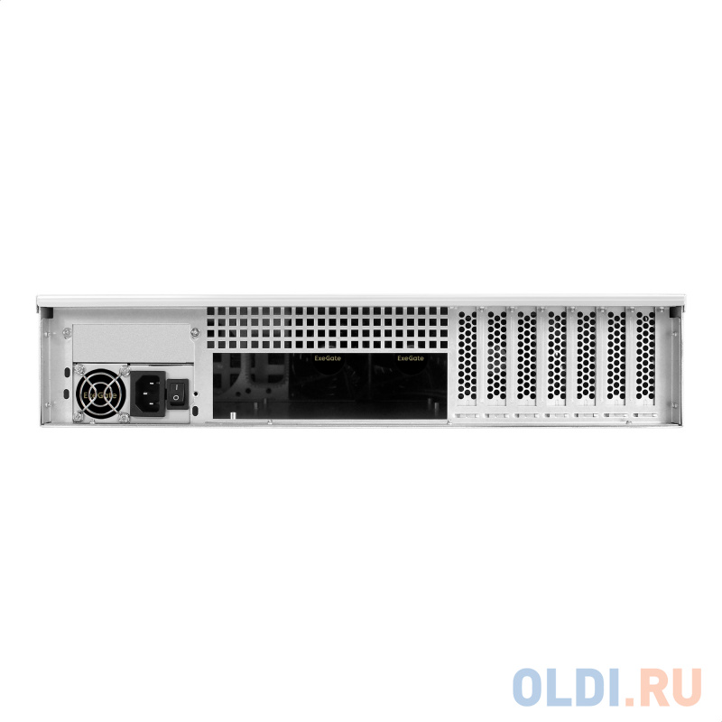 Серверный корпус ExeGate Pro 2U550-HS12 <RM 19", высота 2U, глубина 550, БП 1U-600ADS,12xHotSwap, USB>