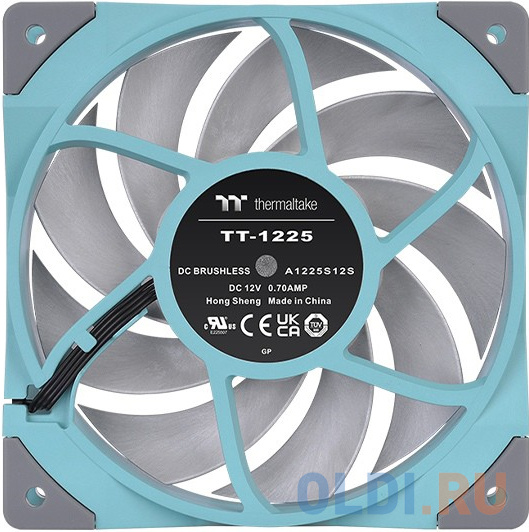 TOUGHFAN 12 Radiator Fan 1Pack [CL-F117-PL12TQ-A] /Fan/12025/PWM 500~2000rpm/Turquoise (529365)