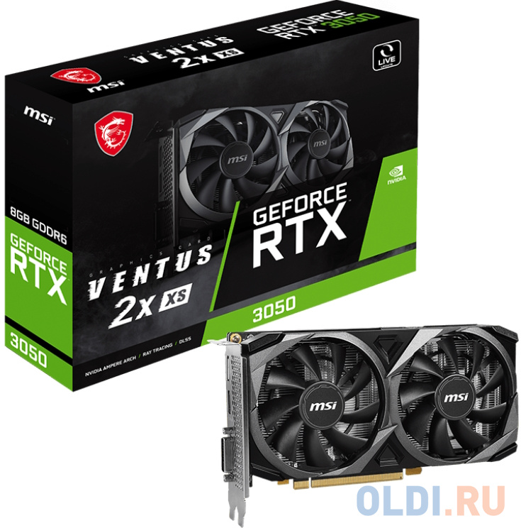 Видеокарта/ GeForce RTX 3050 VENTUS 2X XS 8G в Москвe