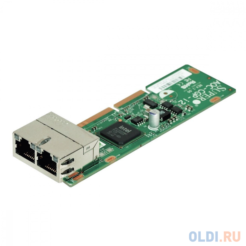 Supermicro AOM-CGP-I2M Intel i350 MicroLP 2-port Gigabit Ethernet Card в Москвe