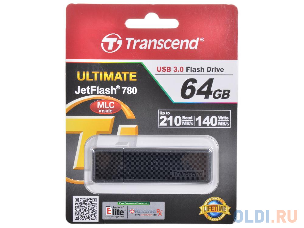 Внешний накопитель 64GB USB Drive <USB 3.0 Transcend 780 (TS64GJF780) в Москвe