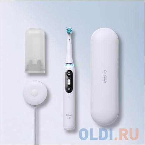 Электрическая зубная щетка IO7 WHITE ALABASTER ORAL-B в Москвe