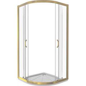 Душевой уголок Good Door Jazz R 120x80 прозрачный, золото (R-120-C-G)