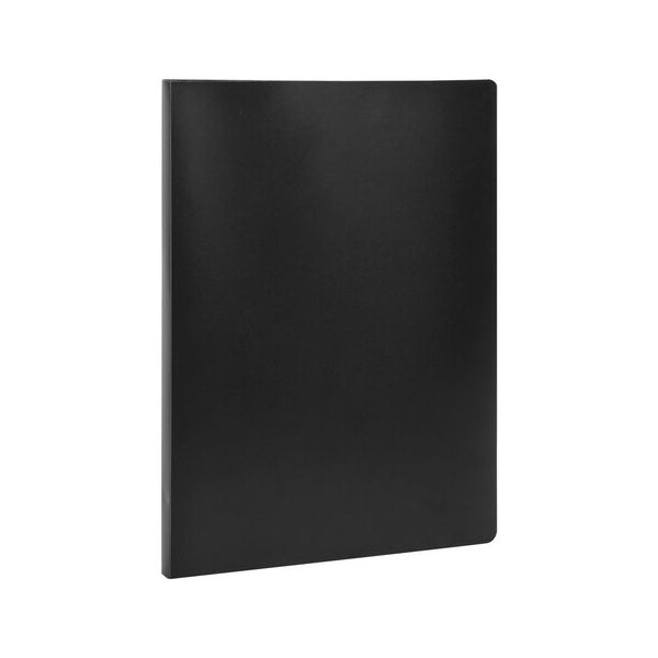 Папка с металлическим скоросшивателем STAFF, черная, до 100 листов, 0,5 мм, 229225 (12 шт.)