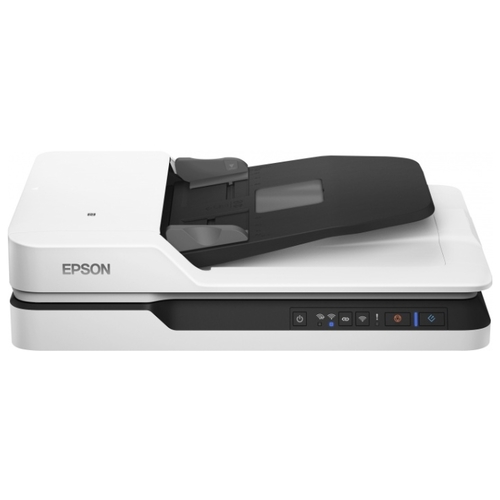 Сканер планшетный Epson WorkForce WorkForce DS-1660W, A4, CIS, 1200x1200dpi, ДАПД 50 листов, ч/б 25 стр/мин,цв. 25 стр/мин, Wi-Fi, USB 3.0, (B11B244401)