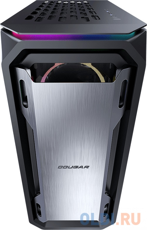 Cougar MX670 RGB, 3х120мм ARGB Fan, ARGB Fan Hub, без БП, черный, ATX