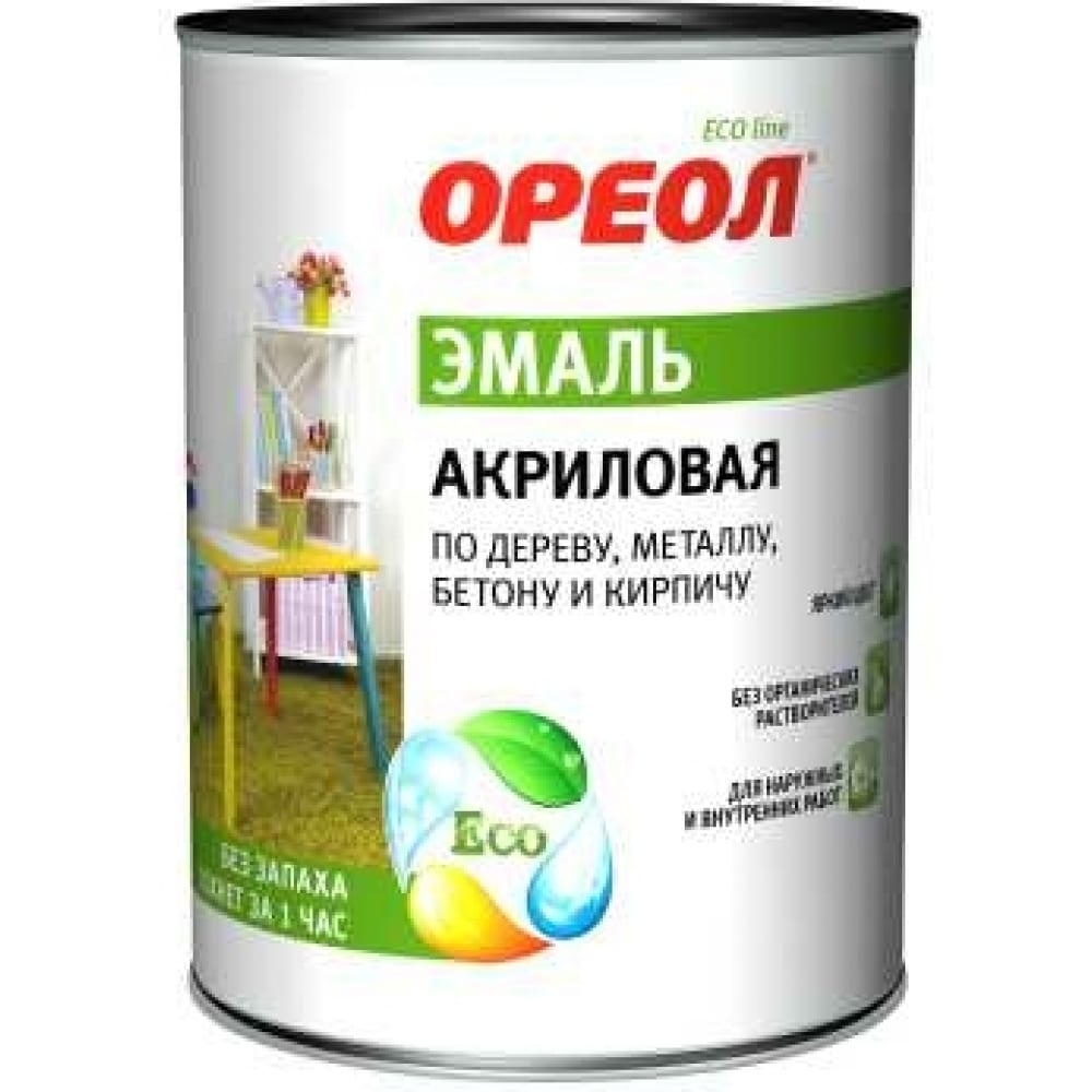 Акриловая эмаль ОРЕОЛ