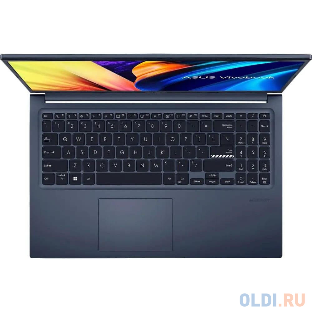 Ноутбук 15.6" IPS FHD ASUS X1502ZA-BQ2342 blue (Core i7 12700H/16Gb/512Gb SSD/VGA int/noOS) (90NB0VX1-M03750)