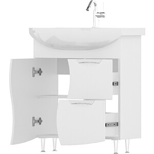 Тумба с раковиной Volna Adel 70х31 напольная, белая (tnADEL70.1D.2Y-01, 4620000144618) в Москвe