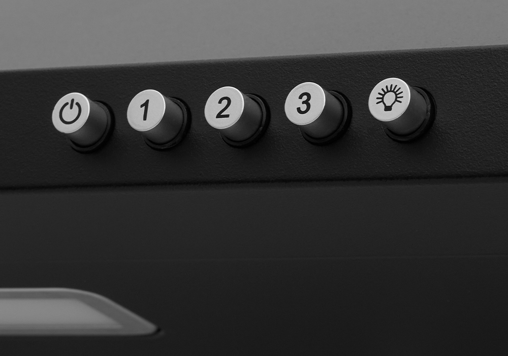 Настенная вытяжка Simfer SM52B (ширина 50 см, цвет черный)