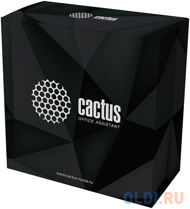 Пластик для принтера 3D Cactus PLA d1.75мм 0.75кг CS-3D-PLA-750-BLACK