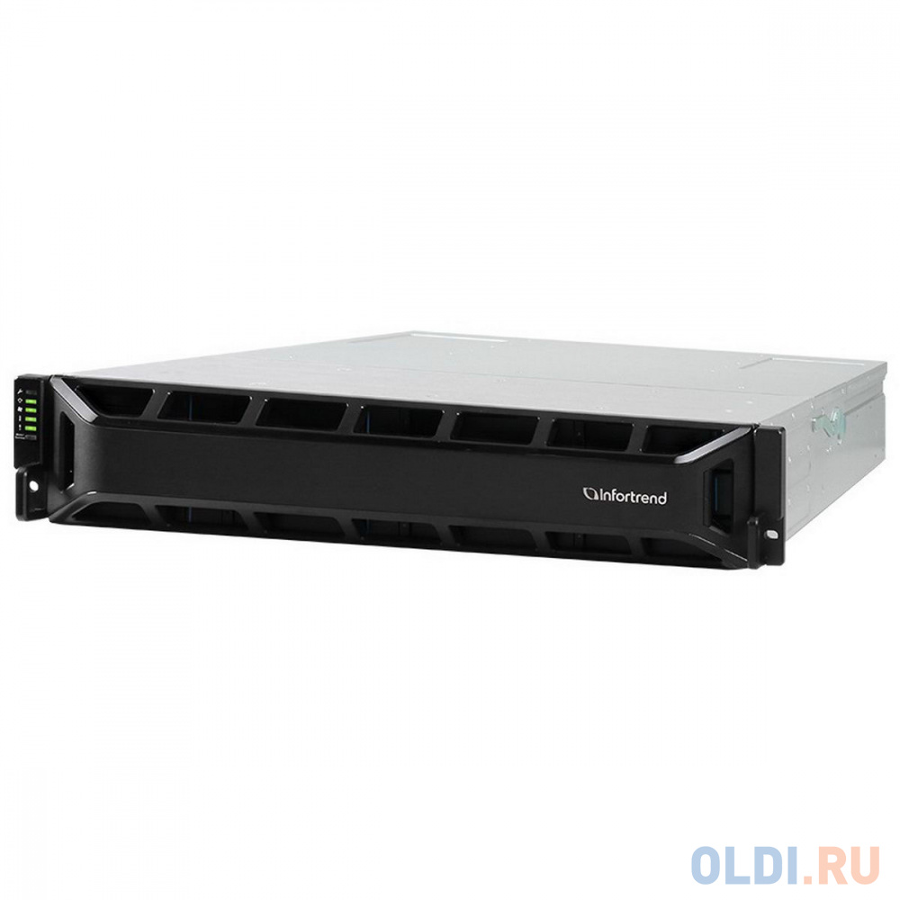 Сетевой накопитель Infortrend GSe 2012T-D 2U/12bay, High IOPS solution, supports NAS, block, object storage and cloud gatew ay, Single controller subs