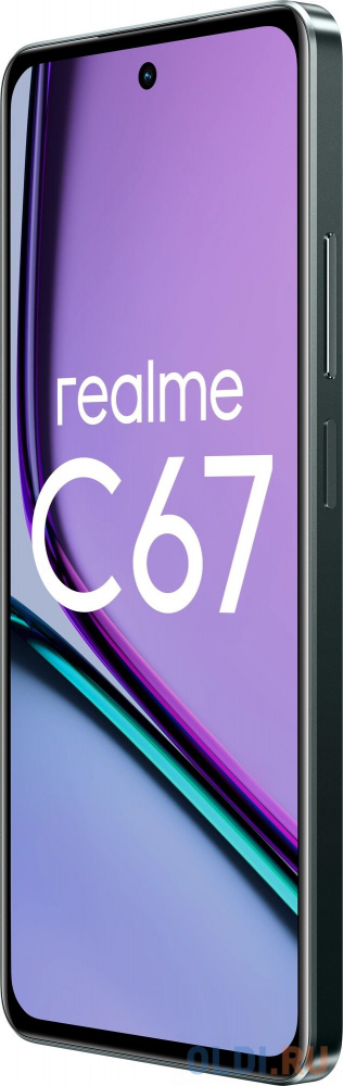 Смартфон Realme RMX3890 C67 256Gb 8Gb черный моноблок 3G 4G 2Sim 6.72" 1080x2400 Android 14 108Mpix 802.11 a/b/g/n/ac NFC GPS GSM900/1800 GSM1900