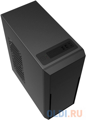 Корпус MidiTower Foxline FL-302 450W black (ATX, 450W, 2xUSB2.0) (FL-302-FZ450)