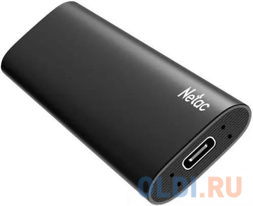 Внешний SSD Netac 128Gb Z SLIM <NT01ZSLIM-128G-32BK> (USB3.2, up to 520/480MBs, 100х29.5х9mm, Black)