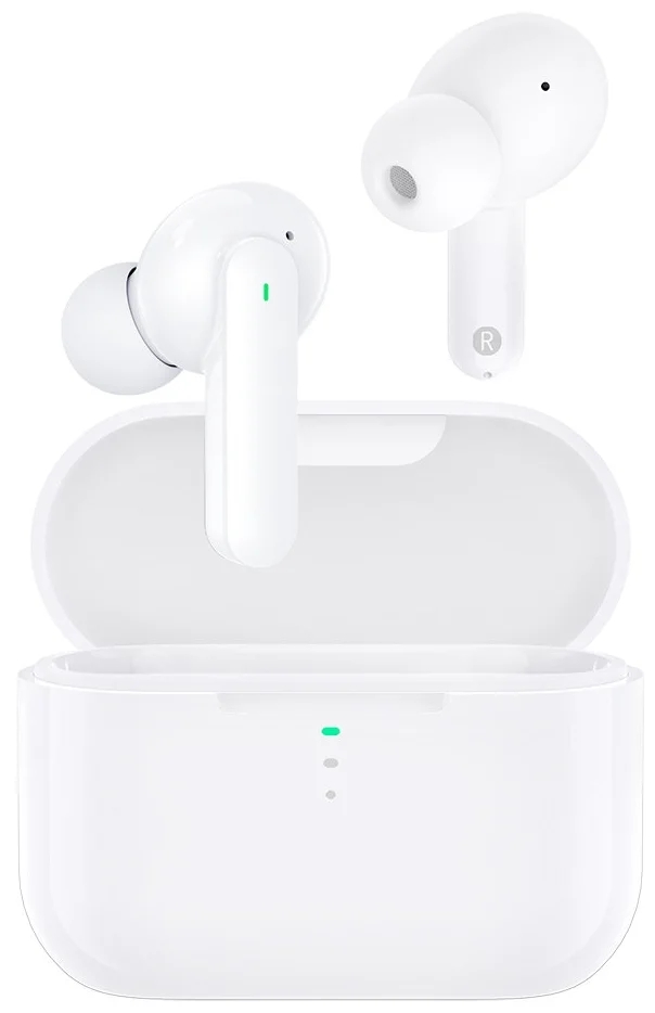 Наушники OLMIO беспроводные OLMIO TWE-10 ENC, True Wireless, white