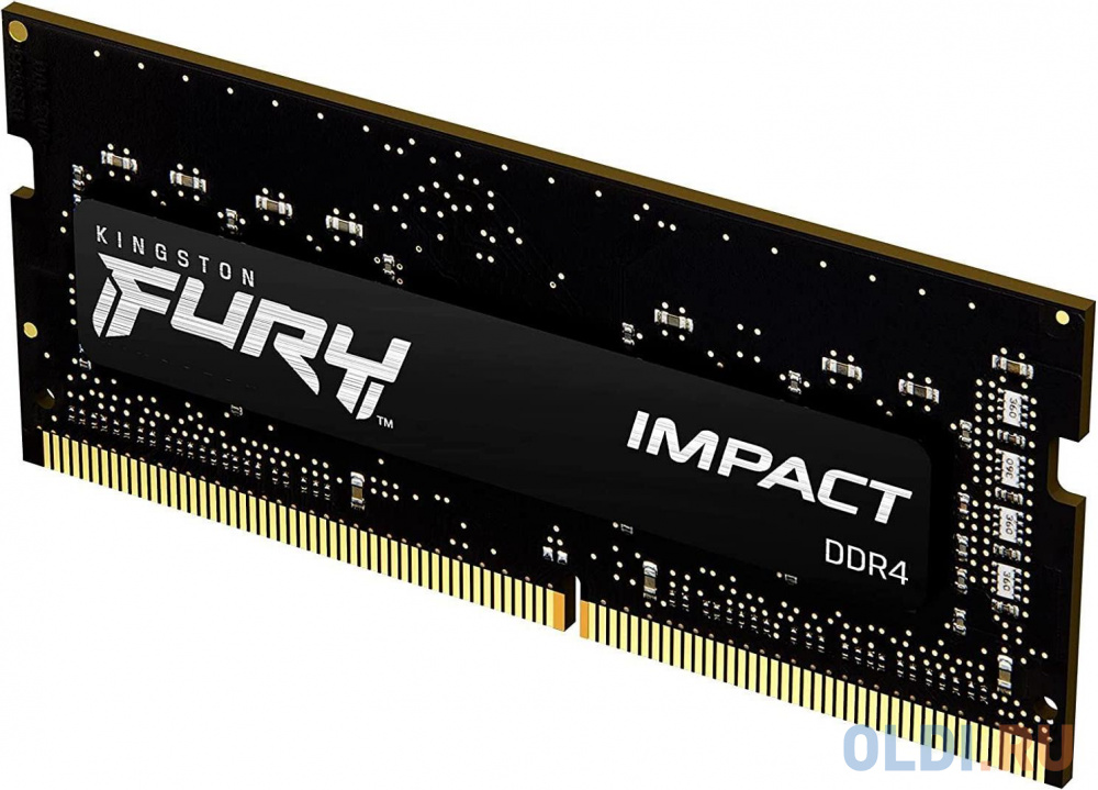 32GB Kingston DDR4 2666 SoDimm FURY Impact Gaming Memory KF426S16IB/32 Non-ECC, CL16, 1.2V, 2Gx8, KF426S16IB/32 RTL в Москвe