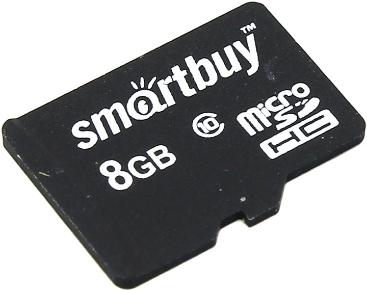 Карта памяти 8Gb microSDHC SmartBuy Class 10